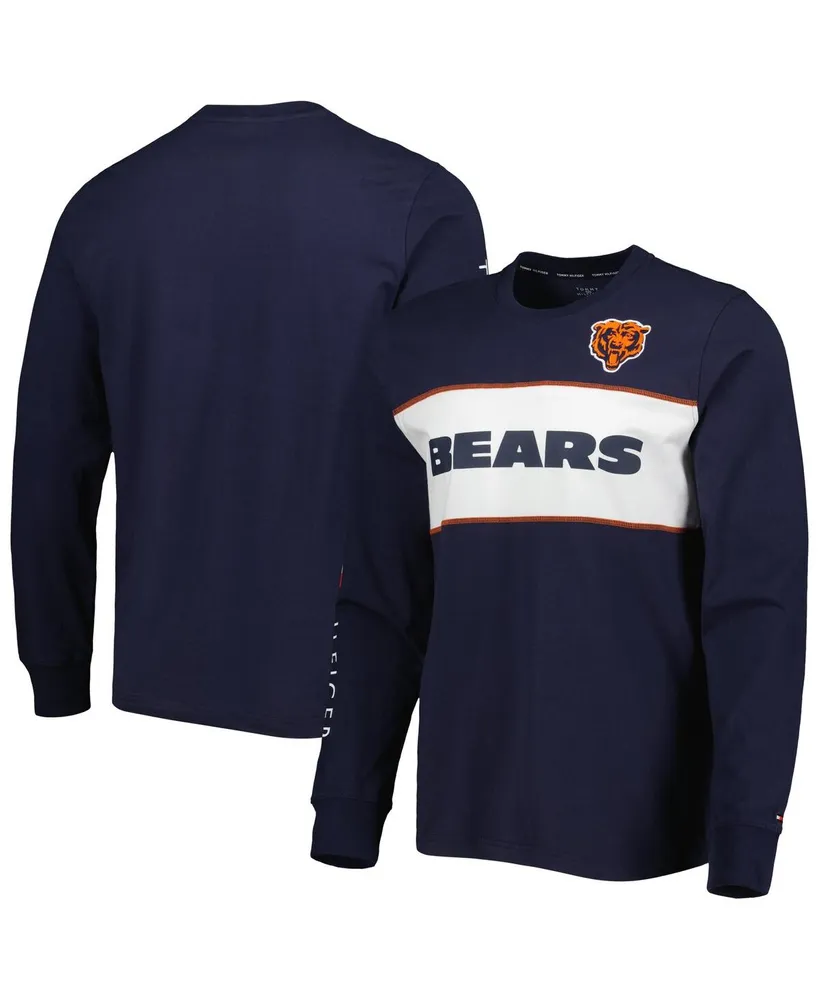 Men's Tommy Hilfiger Navy Chicago Bears Peter Team Long Sleeve T-shirt