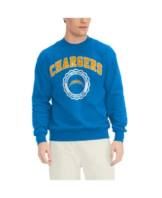 Men's Tommy Hilfiger Powder Blue Los Angeles Chargers Ronald Crew Sweatshirt