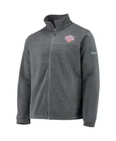 Men's Columbia New York Knicks Heathered Charcoal Flanker Full-Zip Jacket