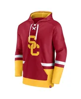 Men's Fanatics Cardinal Usc Trojans First Battle Pullover Hoodie