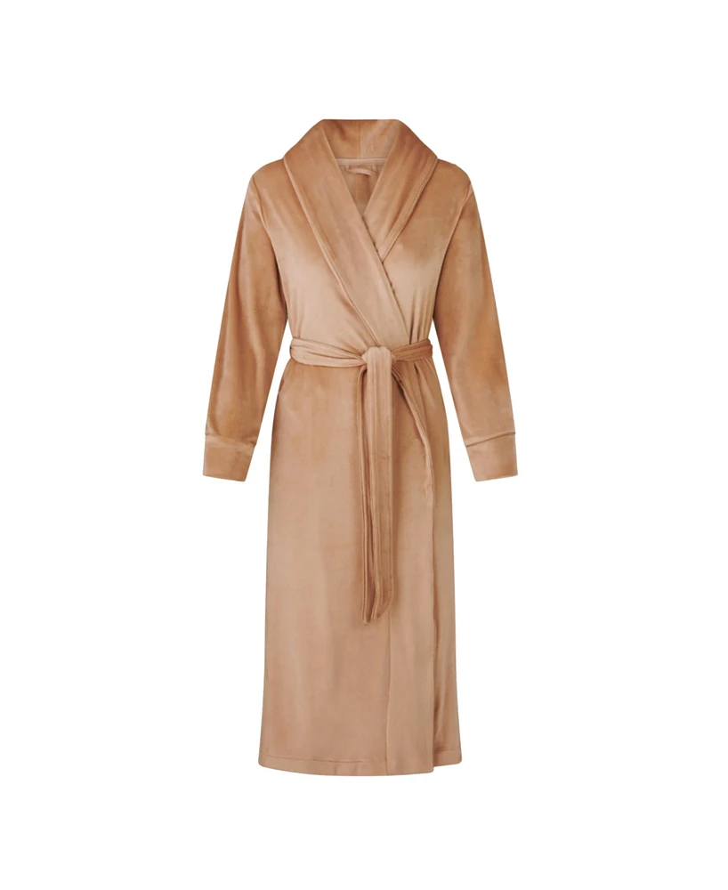 Pure Fiber Women's Velvety Soft Velour Bathrobe