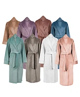 Pure Fiber Women's Velvety Soft Velour Bathrobe