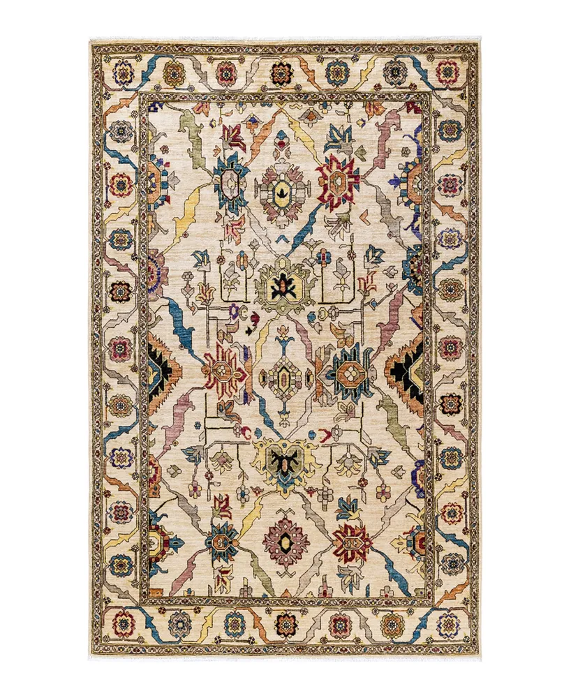 Adorn Hand Woven Rugs Serapi M1973 5'4" x 8'3" Area Rug