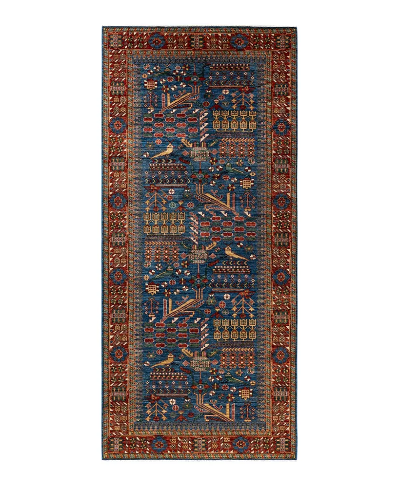 Adorn Hand Woven Rugs Serapi M1973 5'3" x 11'8" Runner Area Rug