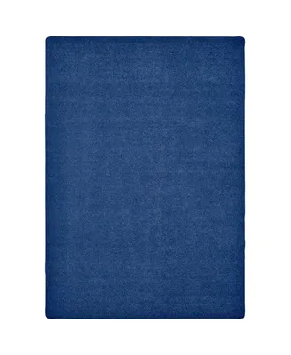 Carpets For Kids KIDply Soft Solids - 6' x 9' Rectangle - Midnight Blue
