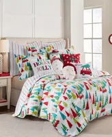 Levtex Holly Jolly 2-Pc. Sham Set, European