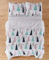 Levtex White Pine Whimsical Trees -Pc. Quilt Set