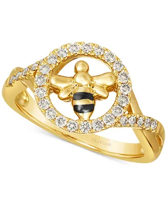 Le Vian Nude Diamond Bee Ring (1/3 ct. t.w.) in 14k Gold
