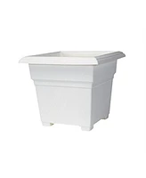 Novelty Countryside Square Tub Planter White 14 Inch