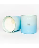 Jill & Ally "Air" Element White Musk Scented with Clear Quartz Crystal Candle