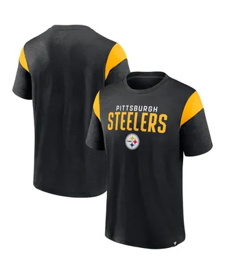 Men's Fanatics Black Pittsburgh Steelers Home Stretch Team T-shirt