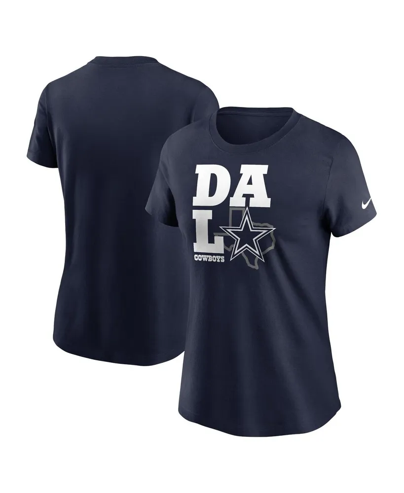 Women's New Era Navy Dallas Cowboys Historic Champs T-Shirt Size: Medium