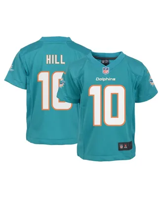 Toddler Boys and Girls Nike Tyreek Hill Aqua Miami Dolphins Game Jersey