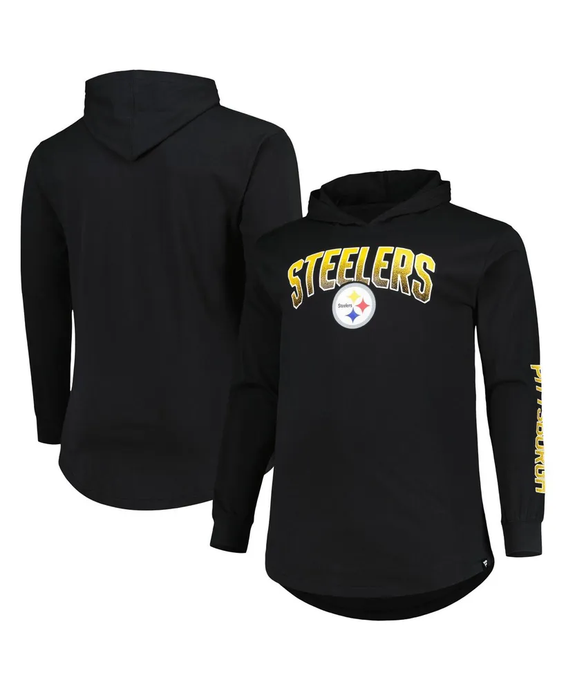 Pittsburgh Steelers Fanatics Branded Big & Tall Camo Pullover Hoodie -  Heather Charcoal