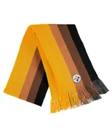 Women's Wear by Erin Andrews Gold Pittsburgh Steelers Ombre Pom Knit Hat and Scarf Set