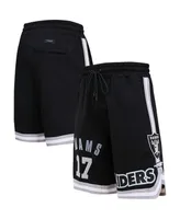 Men's Pro Standard Davante Adams Black Las Vegas Raiders Player Name and Number Shorts