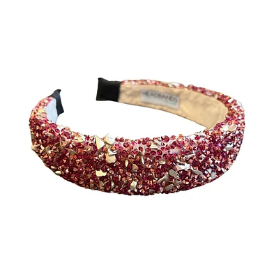 Women's All That Glitters Headband - Maroon Hues