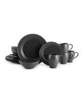 Mikasa Swirl 16 Piece Dinnerware Set, Service for 4