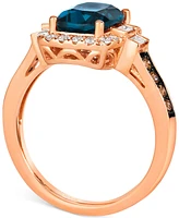 Le Vian Chocolatier Deep Sea Blue Topaz (2