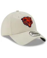 Men's New Era Khaki Chicago Bears Head Playmaker 9TWENTY Adjustable Hat