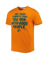 Men's Homage Orange Miami Dolphins Hyper Local Tri-Blend T-shirt