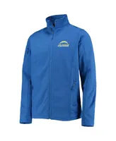 Men's Dunbrooke Royal Los Angeles Chargers Big and Tall Sonoma Softshell Full-Zip Jacket