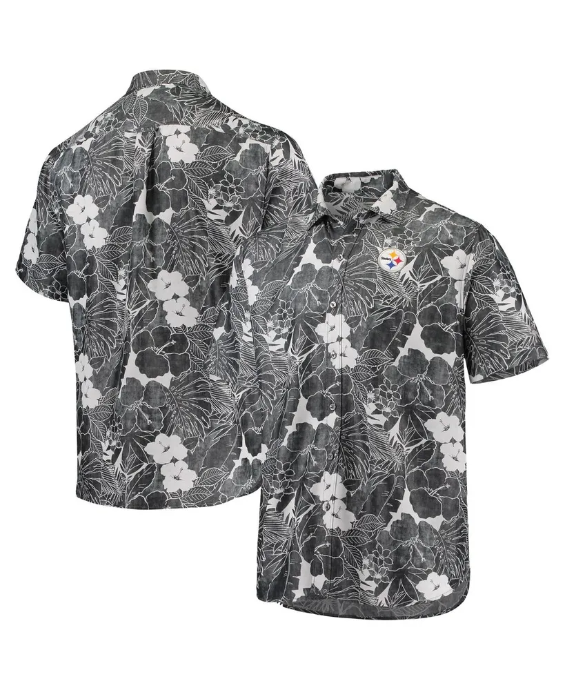 Lids New York Giants Tommy Bahama Coconut Point Frondly Fan Camp IslandZone  Button-Up Shirt - Gray