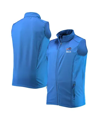 Men's Dunbrooke Royal Buffalo Bills Big and Tall Archer Softshell Full-Zip Vest