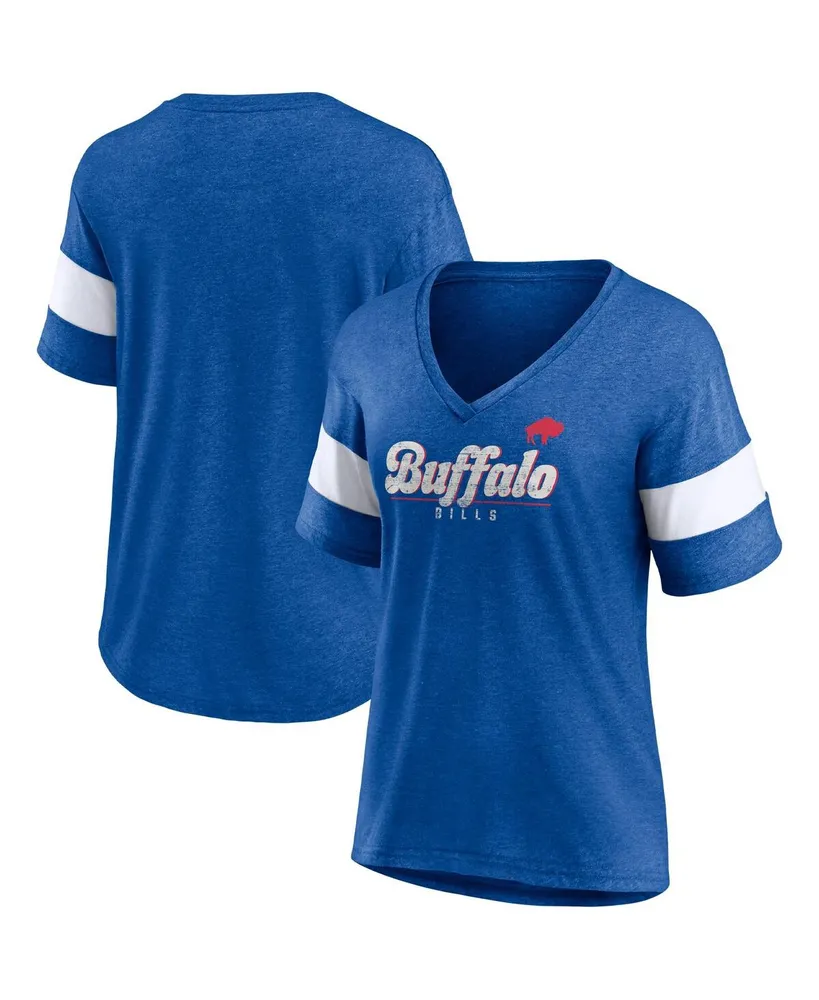 Buffalo Bills Fanatics Branded Women's Performance Notch Neck T-Shirt -  Royal