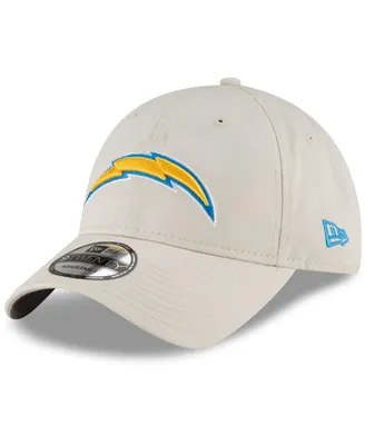 Men's New Era Khaki Los Angeles Chargers Db Playmaker 9Twenty Adjustable Hat