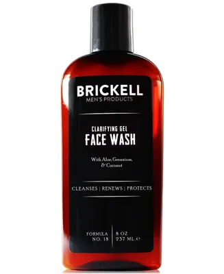 Brickell Men's Products Clarifying Gel Face Wash, 8 oz.