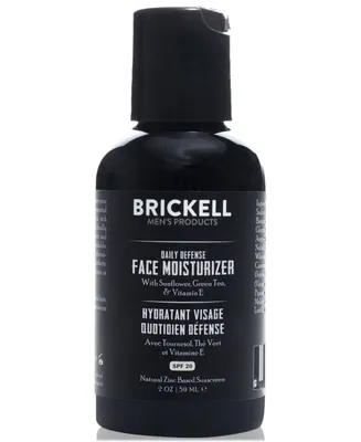 Brickell Men's Products Daily Defense Face Moisturizer Spf 20, 2 oz.