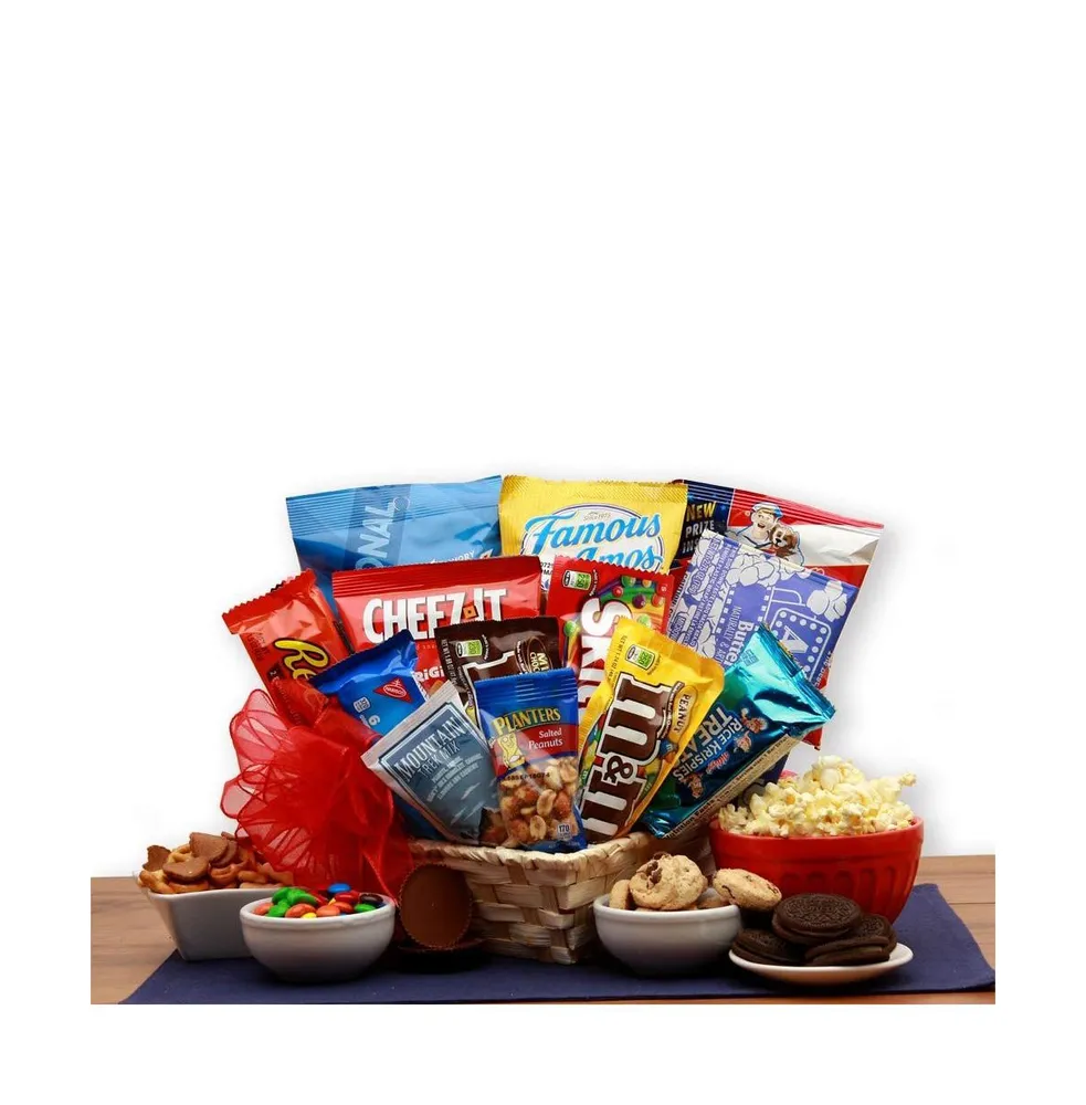 Gbds Favorite Snacks Gift Basket - snack gift basket - 1 Basket