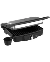 Homcom 4 Slice Stainless Steel Non-Stick Panini Grill Press Sandwich Maker