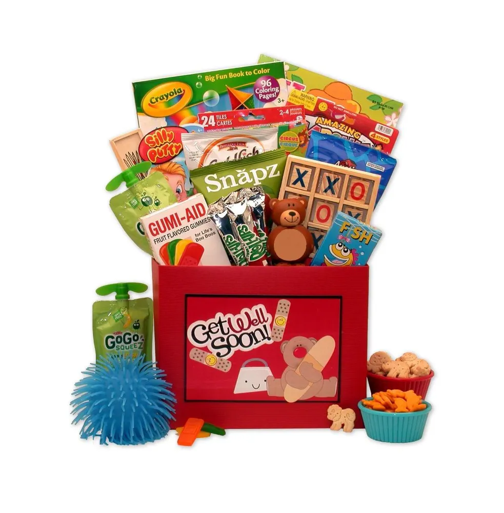 Gbds Hugs & Kisses Get Well Care Package- get well soon gifts for women -  get well soon gift basket - 1 Basket