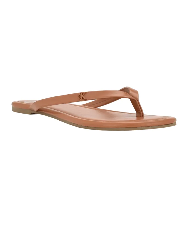 Calvin Klein Women's Meena Beach Slip-On Wedge Flip Flops - Macy's