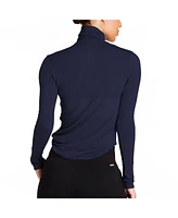 Alala Regular Size Adult Women Washable Cashmere Turtleneck Long Sleeve T-Shirt