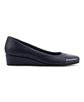 Easy Spirit Women's Gracey Round Toe Slip-on Wedge Dress Pumps