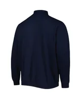 Men's Colosseum Navy Ole Miss Rebels Tortugas Quarter-Zip Sweatshirt