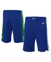 Big Boys Jordan Blue Dallas Mavericks 2022/23 City Edition Swingman Shorts