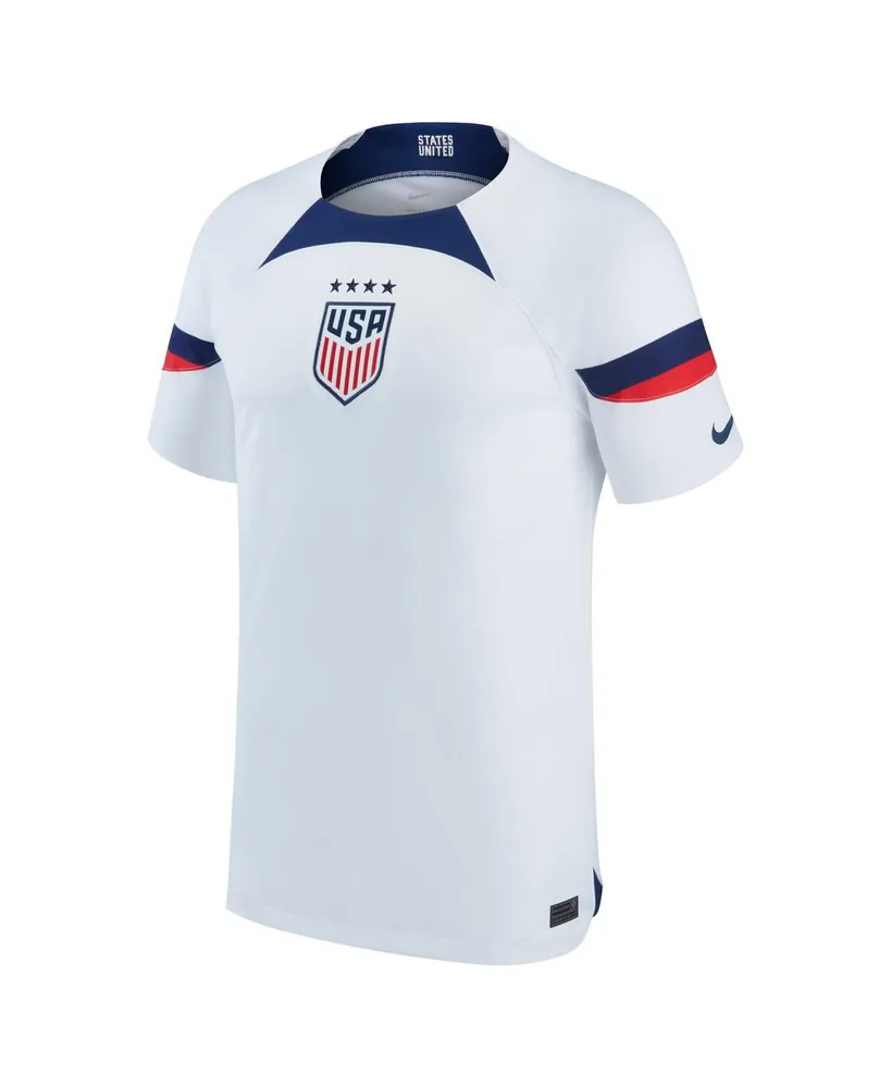 Big Boys Nike White Uswnt 2022/23 Home Breathe Stadium Replica Blank Jersey