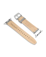 Timberland Unisex Ashby Gray Genuine Leather Universal Smart Watch Strap 22mm