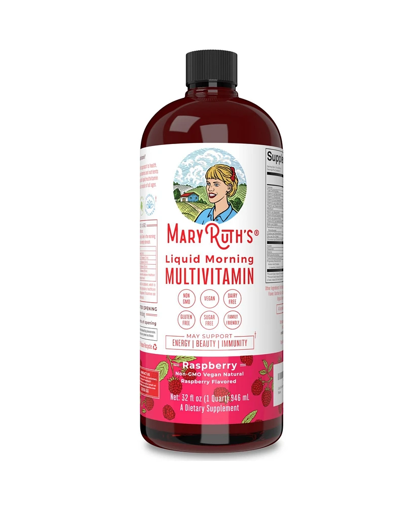 MaryRuth's Liquid Morning Multivitamin Raspberry