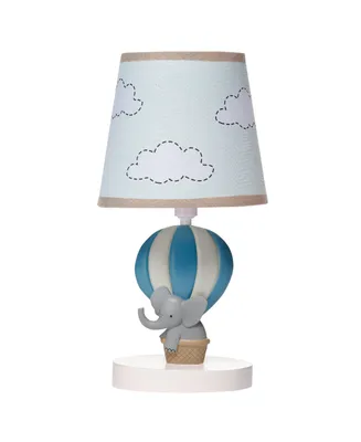 Bedtime Originals Up Up & Away Hot Air Balloon Nursery Lamp with Shade and Bulb