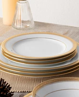 Noritake Crestwood Gold Set of 4 Salad Plates, Service For 4