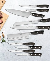 JoyJolt 11 Piece Assorted Knife Block and High Carbon Steel Kitchen Knife Set