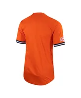 Men's Nike Orange Oklahoma State Cowboys Two-Button Replica Baseball Jersey