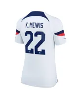 Women's Nike Kristie Mewis White Uswnt 2022/23 Home Breathe Stadium Replica Player Jersey