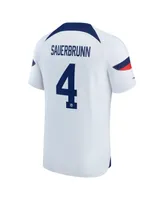 Men's Nike Becky Sauerbrunn Blue Uswnt 2022/23 Home Breathe Stadium Replica Player Jersey