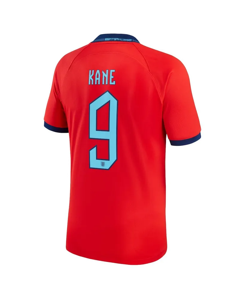 Men's Nike Harry Kane Red England National Team 2022/23 Away Breathe Stadium Replica Player Jersey